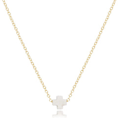 egirl 14" Necklace Gold - Signature Cross Small
