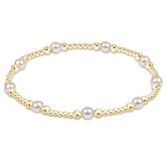 Purpose Pearl 4mm Gold Bracelet