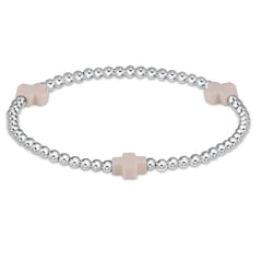 Signature Cross 3mm Sterling Bracelet