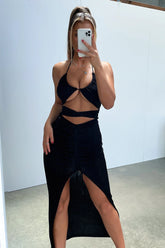 Eloise Midi Skirt - Black