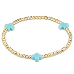egirl Signature Cross 3mm Gold Bracelet
