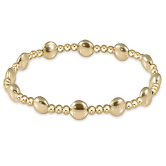 Honesty Sincerity Gold 6mm Bracelet