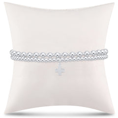 enewton Extends - grateful for you gift stack - sterling signature cross charm