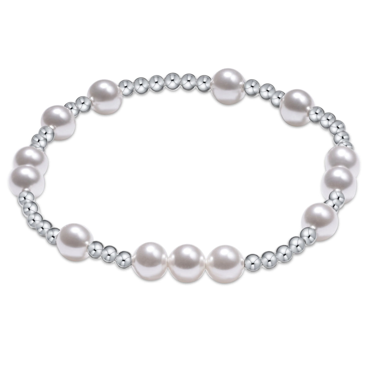 Hope Unwritten Pearl 6mm Sterling Bracelet