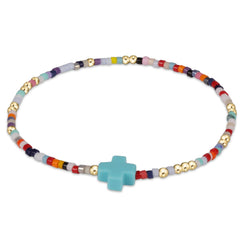 egirl Hope Unwritten Signature Cross Bead Bracelet - Hot Mess