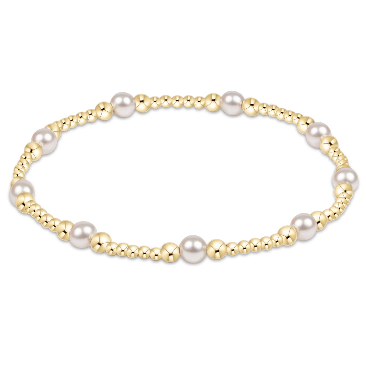 Purpose Pearl 4mm Gold Bracelet