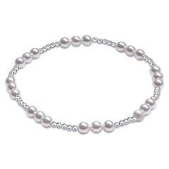 Joy Pearl 4mm Sterling Bracelet