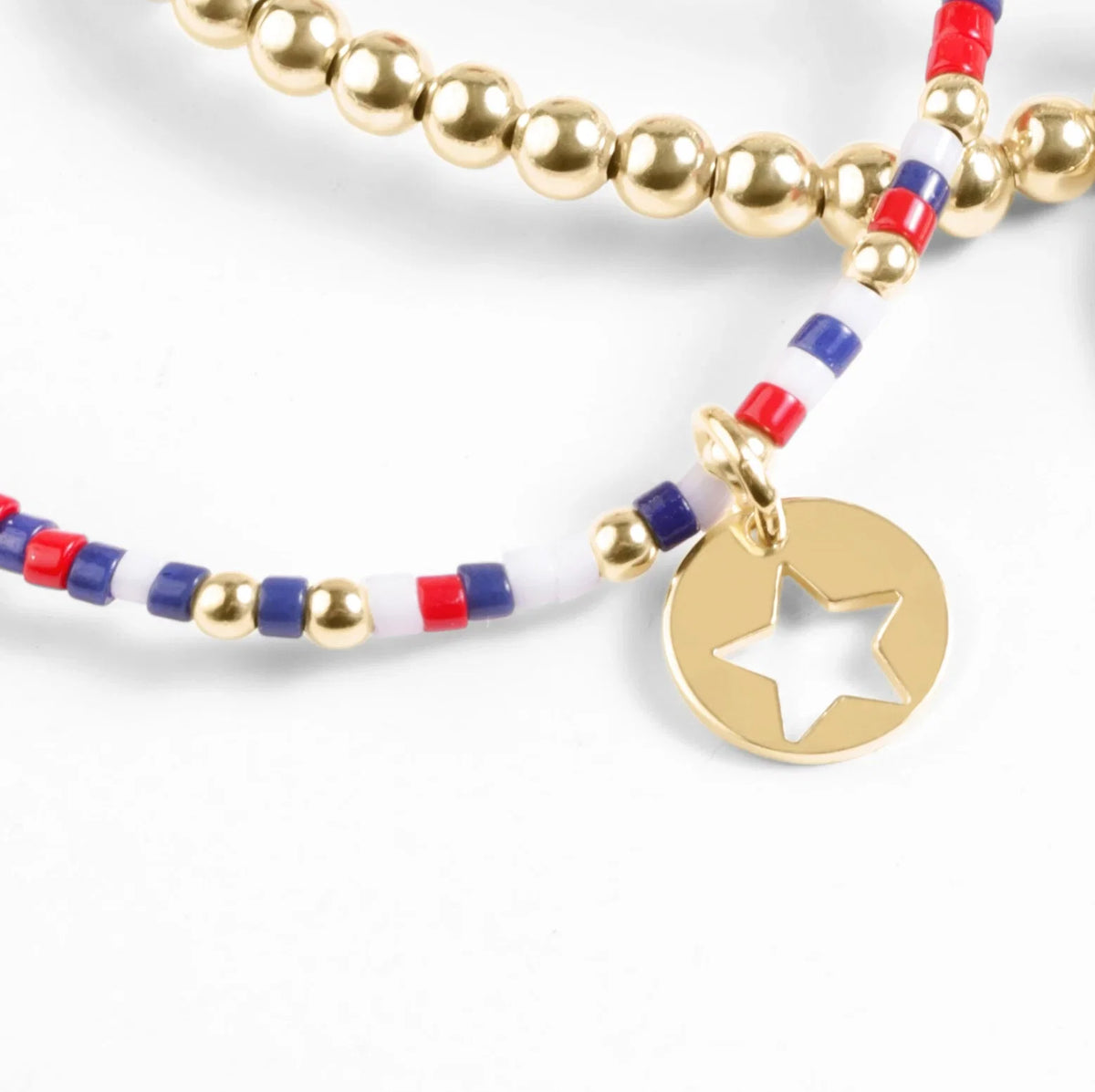Hope Unwritten Bracelet - Firecracker - Star Small Gold Disc