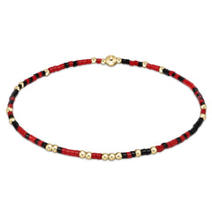 Gameday Hope Unwritten Bracelet - Red-Black