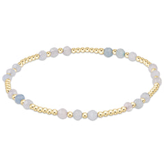 Joy Gem 3mm Bracelet - Aquamarine