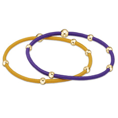 Gameday "e"ssentials Set - Purple - Golden Yellow