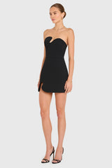 Strapless Puzzle Mini Dress