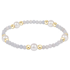 Purpose Pearl 6mm Gem Bracelet - Aquamarine