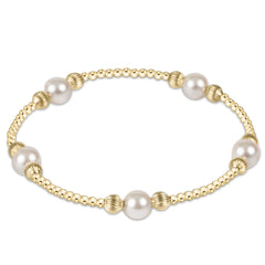 Purpose Pearl 6mm Dignity Gold Bracelet