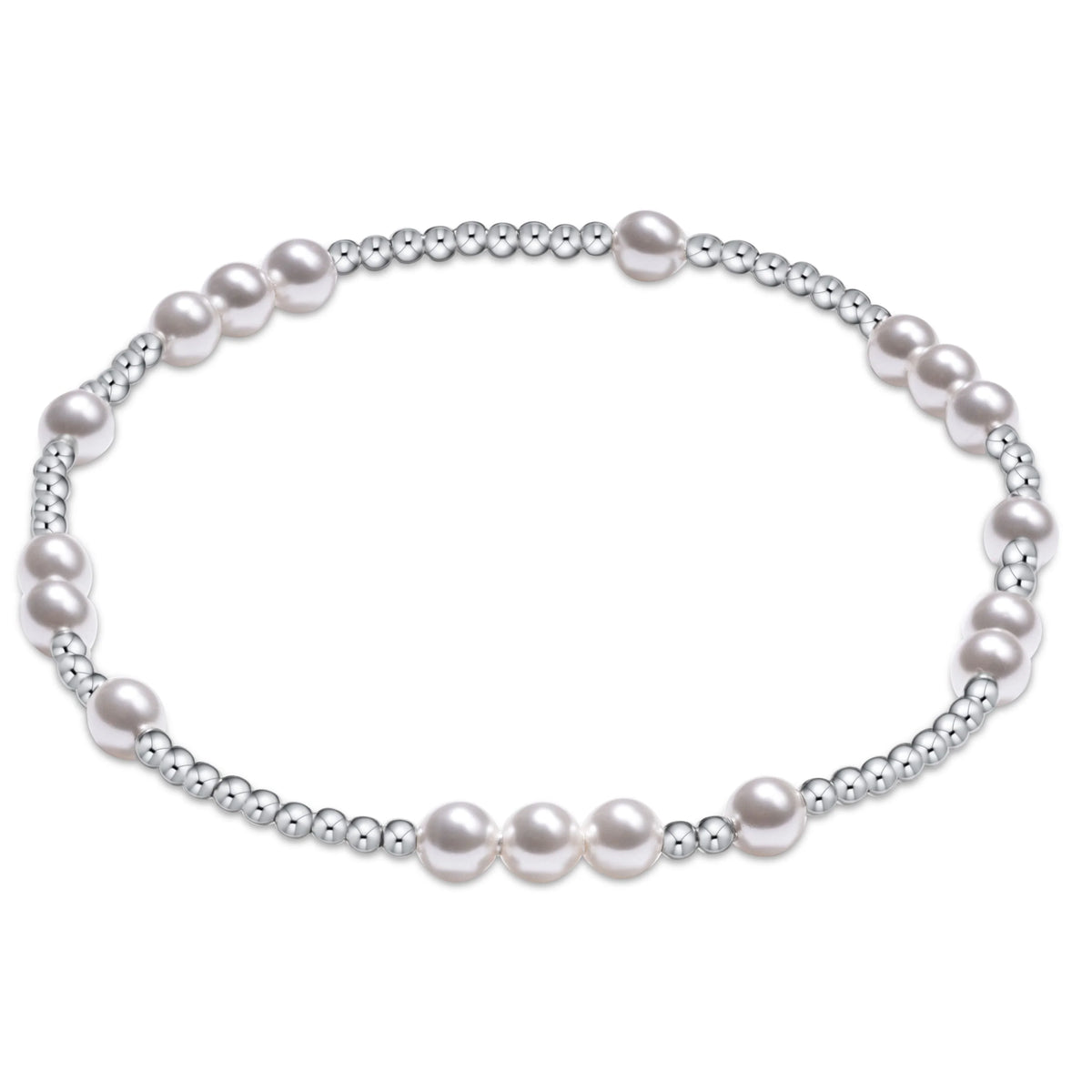 Hope Unwritten Pearl 4mm Sterling Bracelet