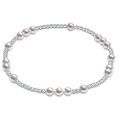 Hope Unwritten Pearl 4mm Sterling Bracelet
