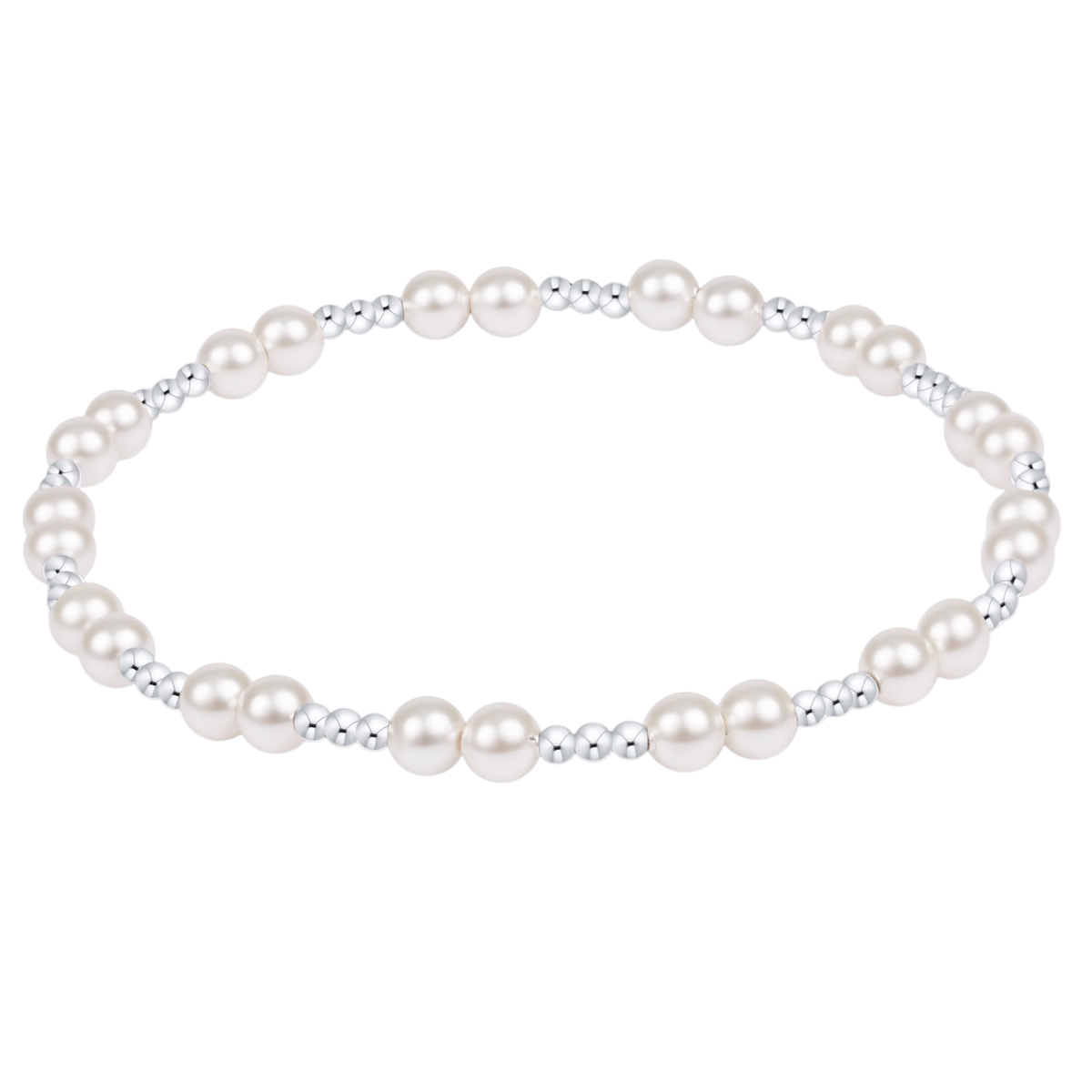 Together Pearl 4mm Sterling Bracelet